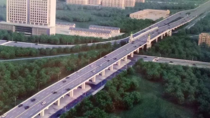 雙鴨山(shān)市建設路(lù)跨線立交橋項目